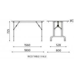 Stół składany RICO-3